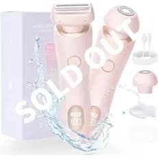 Solys Razor para Mulheres Silk Glide Pro Shaver Duskofficial Razor Elétrico para Mulheres 2 em 1 à Prova d'Água, Remoção