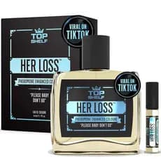 Perfume Her Loss para Homens, Kit de Viagem, Colônia com Feromônios para Homens, Perfume Her Loss para Homens, Feromônio
