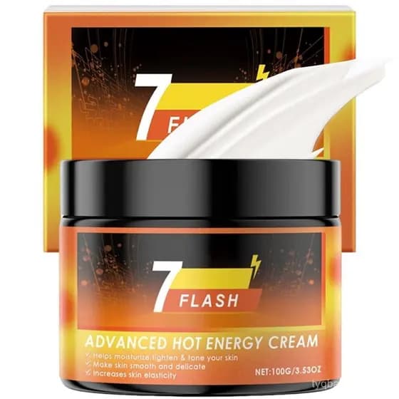 Creme Flash 7 Dias  Creme Avançado para Suor Intenso  Hidrata, Tonifica e Tonifica a Pele  Aumenta a Elasticidade da