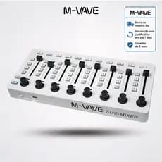 M-VAVE SMC-Mixer Wireless MIDI Controller Mixing Console BT Connection USB Controller Mixer for Most Electroacoustic Ins