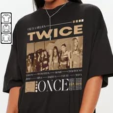 Camiseta T-shirt Unissex Algodão Twice Grupo Kpop Once