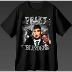 Camisa Camiseta Gang Peaky Blinders Serie T-Shirt 100% Algodão