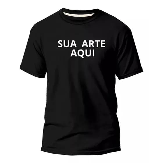 Camiseta Personalizada Unisex 100% Algodão Várias Cores Frases Ou Desenhos Produção Rápida
