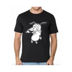 Camiseta Desenho - Coragem, O Cão Covarde Nostalgia geek feminino masculino Coragem o Cão Covarde