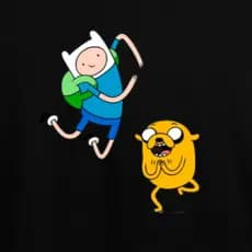 CAMISETA UNISSEX HORA DESENHO AVENTURA