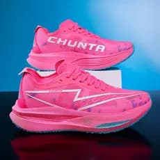 Tênis Corrida Masculino Chunta, Tênis de Lâmina, Academia, na Moda, Corrida Feminino