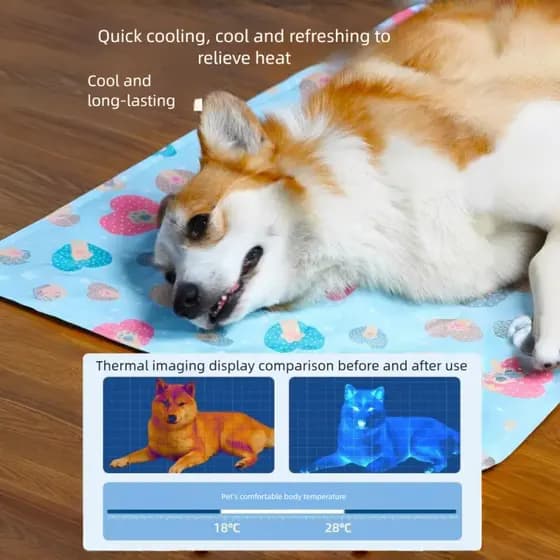 Almofada de gelo para animais de estimação, verão, gato, cachorro, resfriamento, Gel, ninho de gelo, resistente a arranh