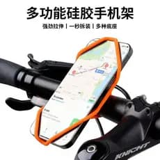 Suporte dedicado para celular de bicicleta, Mountain bike, estrada, Silicone, suporte para celular, equipamento de cicli