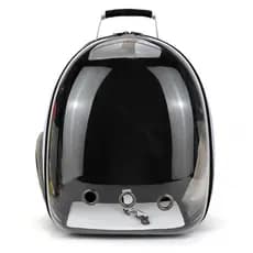Transparente transparente saco para animais de estimação mochila respirável resistente ao desgaste pequeno cão mochila p