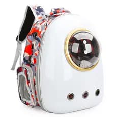 Saco para animais de estimação gato cão mochila espaço cápsula transparente mochila passeio portátil saco de gato grande