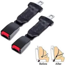 Extensor de Cinto de Segurança para Carro com Capa de Proteção, Extensão, Fivela, Clipe, Acessórios Internos 5BHF