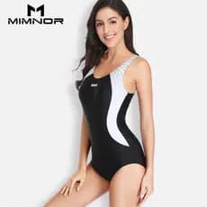 Minnotao novo estilo maiô profissional feminino treinamento de uma peça competição de secagem rápida mais magro olhar es