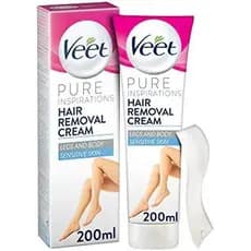 Veet Creme Depilatório Pele Sensível Com Aloe Vera & amp ; Vitamina E (200ml)