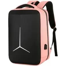Mochila De Negócios De Casca Dura , Para laptop De Viagem , Porta USB Diária À Prova D'água (Preta)