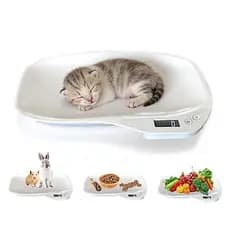 Balança Digital Para Pequenos Animais , De Estimação De 14 x 10 Com Display LCD Filhotes (Máx . De 33 Libras) Eletrônica