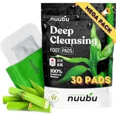 Nuubu Foot Pads-Patches De Ervas Naturais Orgânicos Japoneses Premium Para Cuidados Com Os Pés , Ingredientes-Vinagre De