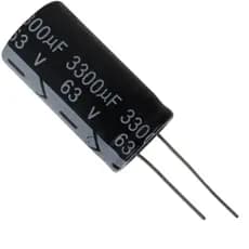 Capacitor eletrolitico 3300x63v-105 graus originial