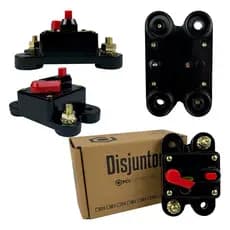 Disjuntor Som Automotivo Carro Chave Geral Com Reset 100a
