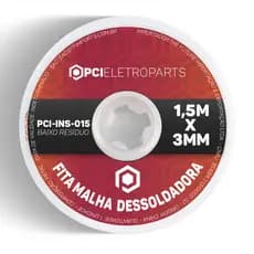 Malha Dessoldadora 3metrosx1,5mm Ferro Solda Tudo Eletro