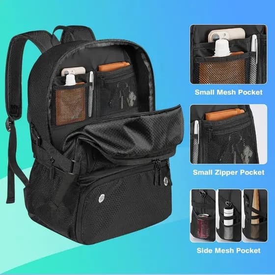 WALCOS Mochila Escolar De Grande Capacidade Para Estudante Mochila de futebol