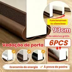 Vedação De Fundo De Porta Flexível De PVC– Anti Água/Inseto/Poeira