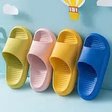 Chinelo Slide Nuvem Infantil confortável unissex Menino/Menina