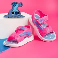 Sandália Stitch Feminina Infantil Leve e Confortável