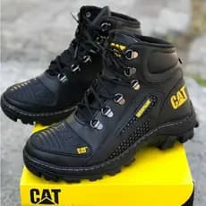 Bota impermeável Motoqueiro Caterpillar Couro