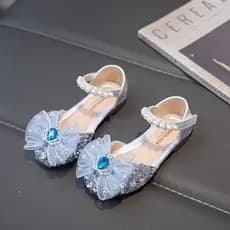 Sapatos Planos De Princesa Para Meninas Primavera Verão Strass Pequenos Únicos De Dança Apresentações De Desfile De Moda