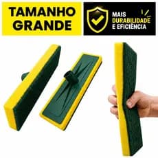 Kit  Rodo abrasivo lava azulejo esponja piso limpeza pesada rodo esfregões limpa chão manual mop sem cabo PROMOÇÃO