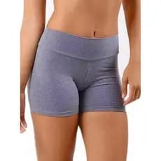 Short Meia Coxa Suplex Fitness Legging Cintura Alta Academia Cos Alto Feminino