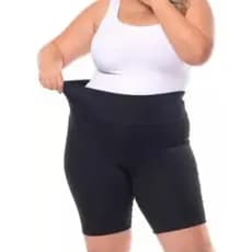 Shorts Feminina Fitness Ciclista Academina Suplex Caminhada Plus Size Confira