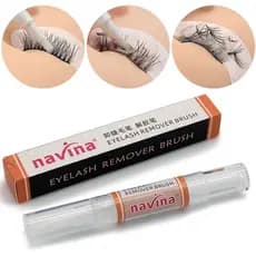 Navina Profissional Removedor de Cola Cílios - 10ml Creme com Escova | Seguro para Extensões