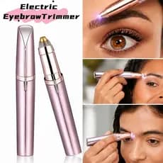 Caneta Depiladora de Sombrancelha Buço Nariz Orelha Rosto Facial Elétrico Tira Pelos USB Recarregável Portátil