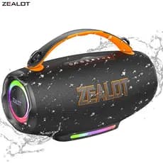 【Saída do Brasil】ZEALOT S167 100W,24000mAh 21700,Bluetooth5.3,IPX6,PD45W QC18W,TWS Multi,#caixa de som potente