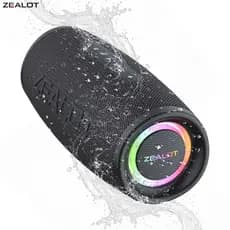 【Saída do Brasil】ZEALOT S56 40W,8000mAh,BT5.2,2×φ67mm Imã Interno 20W,TF 6h Reprodução,Tipo-C,#CaixaDeSomPortátil #