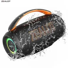 【Entrega Imediata】ZEALOT P12 120W,IPX6,bateria 8000mAh 21700,BT5.3,resposta 20Hz-20KHz#caixa de som para computador.