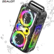 【Garantia de 12 meses】ZEALOT PT21200W,48000mAh,Bluetooth5.3,2×φ166mm80W+2×20W Agudo,PD45W QC18W,#caixa de som blootooth