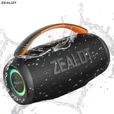 【Saída do Brasil】ZEALOT P11 Caixa de Som Bluetooth 50W,Bateria 6000mAh ,IPX6,Bluetooth 5.4,#caixa de som pc