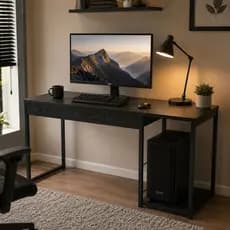 Mesa Industrial Para Computador Gamer Notebook Escrivaninha Home Office Estudo Trabalho Livros Setup