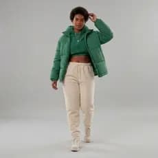 Calça Jogger Pelúcia CHERPA Feminina com Cordão e Bolsos Inverno Quentinha Confortável P ao G1