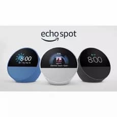 ALEXA ECKO SPOT COM ALEXA (2024) DESPERTADOR INTELIGENTE COM SOM VIBRANTE.