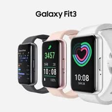 Samsung Smartwatch Galaxy Fit3 Black/Grafite/Pink.