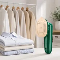 Mini Ferro de Viagem a Vapor Portátil Elétrico Pequeno 33W Bivolt Reservatório