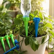 Kit 5/10 Gotejadores Irrigadores Automáticos Para Plantas e Jardim