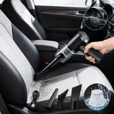 Aspirador portátil sem fio, aspirador de veículo recarregável, grande aspiração