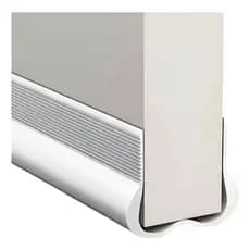 Doorstoppers Veda Porta Fresta Ajustável Silicone Anti Água/Inseto/Poeira/Vento Claro e Escuro