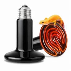 Lâmpada Cerâmica Aquecedor Repteis Aves 110v 220v  100w 50w Aquecimento Terrarios Pet