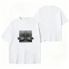 Camisa algodão manga curta 100% Algodão camiseta feminina Camiseta Feminina Oversized de camiseta oversized feminina