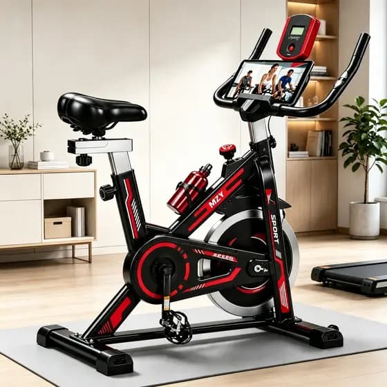 Profissional Bicicleta Ergométrica Spinning Até 150kg Inércia 15kg Ajustável Alto Silenciosa Bike Spinning Para Fitness